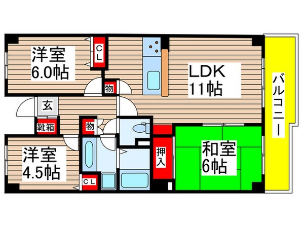 T`s garden西船橋の物件間取画像